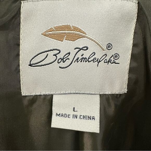 Bob Timberlake Womens Wool Blend Jacquard Tweed Moto Jacket Coat Size L - Picture 8 of 11